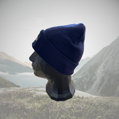 FishEx DEADBAIT® Wollmütze mit Hecht-Patch - blau