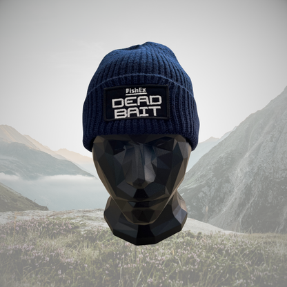 FishEx DEADBAIT® Strickmütze mit Logo-Patch - Farbe: Navy