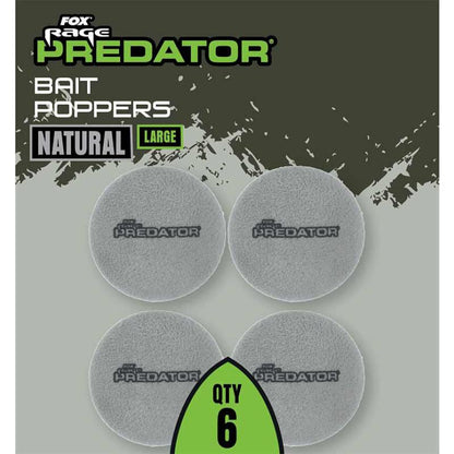 Fox Rage Predator Bait Poppers - Grau/ Natural