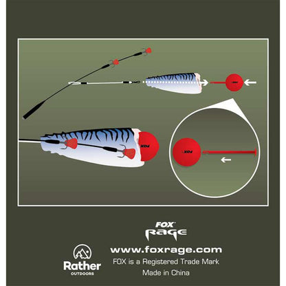 Fox Rage Predator Bait Poppers - Grau/ Natural