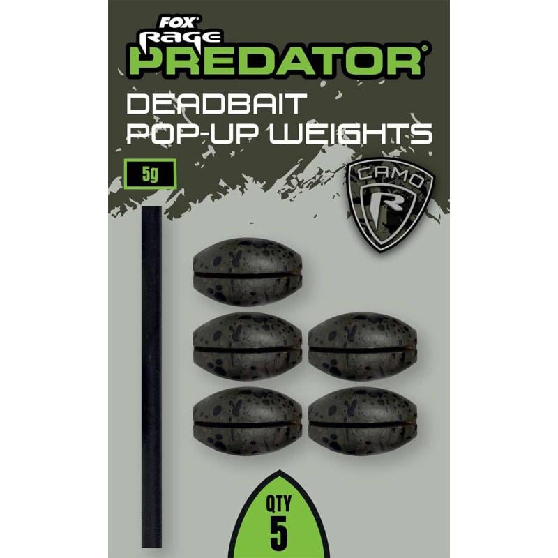 Fox Rage Predator Camo Deadbait Pop-Up Weights