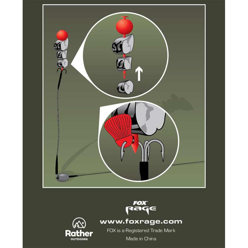 Fox Rage Predator Deadbait Kebab Kit Bait - Rot