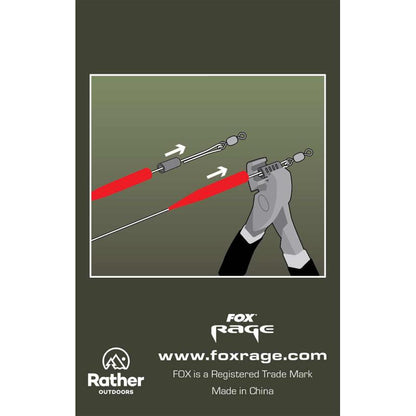 Fox Rage Predator Red Trace Crimp Covers