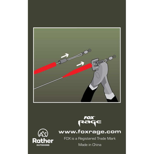 Fox Rage Predator Red Trace Crimp Covers